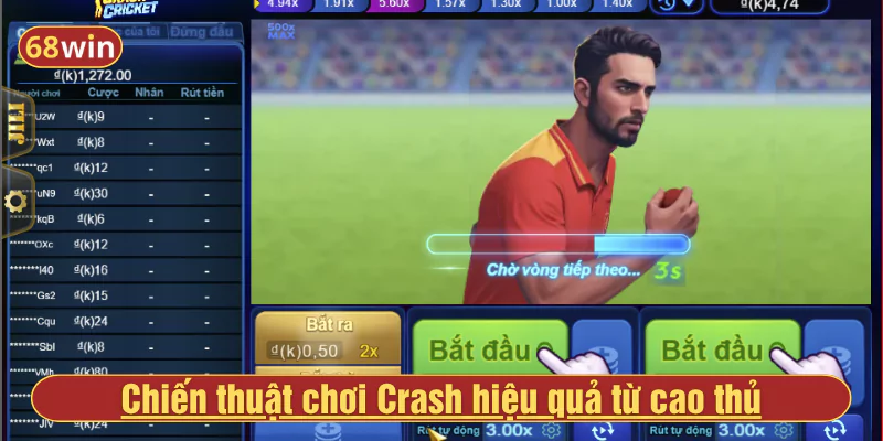 Chiến thuật chơi Crash hiệu quả từ cao thủ