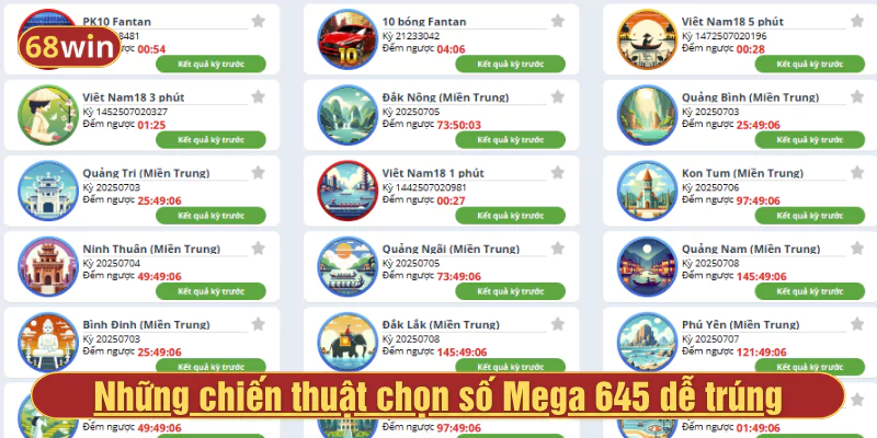 Những chiến thuật chọn số giúp tăng cơ hội trúng Mega 645