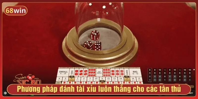 Phương pháp đánh tài xỉu luôn thắng cho các tân thủ