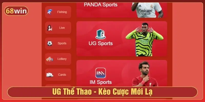 UG thể thao -Kèo cược mới lạ